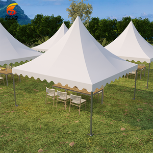 Waterproof Transparent Pagoda <strong>Tent</strong> with Clear PVC and Aluminum Alloy Frame for Outdoor Weddings and Parties - Product Image 1