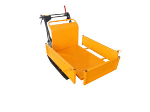 Mini-dumper chenillé hydraulique à essence haute performance de 300 kg, fabriqué en Chine, pour vergers de fruits (pommes, oranges). - Product Image 1