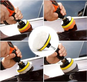 Hot Sale 80mm 3-Inch Car Foam Drill <strong>Polishing</strong> <strong>Kit</strong> 8pcs Buffing Sponge Pads OEM Customizable - Product Image 6