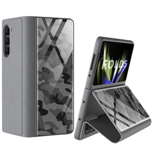 Esto es adecuado para la funda de teléfono plegable Z Fold5 con una carcasa de cristal de color contrastante. PLIEGUE <span class=keywords><strong>5</strong></span> - Product Image 3