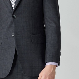<span class=keywords><strong>Costume</strong></span> sur mesure, tissu à carreaux, <span class=keywords><strong>style</strong></span> italien, <span class=keywords><strong>costume</strong></span> semi-entoilé pour <span class=keywords><strong>homme</strong></span>, faible MOQ, livraison rapide, usine de costumes - Product Image 6