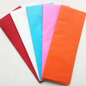 17gsm stampati personalizzati di avvolgimento del tessuto di carta, tessuto papel