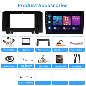Podofo 2 DIN 10 ''วิทยุติดรถยนต์แอนดรอยด์สำหรับซีตรอง C3 <span class=keywords><strong>2022</strong></span> CarPlay Android Auto GPS WiFi FM RDS fascia - Product Image 6