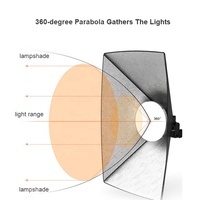 Takenoken 50x70cm pour Softbox Photographie Kit D'éclairage Caméra Lumière Soft Box pour Réflexion Accessoire De Tournage pour Studio Photogr