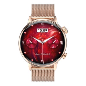 HK39T <b>Smart</b> Watch with Stainless Steel Strap 1.19" AMOLED HD Screen BT Calling SOS Call and Women Health Monitoring - Product Image 3