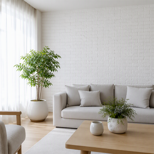 Pannello Murale 3D in PU Ynori, Texture Mattone Bianco 15/20mm 1200x600mm <span class=keywords><strong>per</strong></span> <span class=keywords><strong>Paraschizzi</strong></span> <span class=keywords><strong>Cucina</strong></span>, Impermeabile, Direttamente dalla Fabbrica - Product Image 2