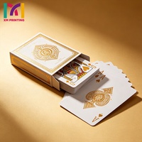 Impression de cartes à jouer personnalisées, logo personnalisé en couleur, jeu de cartes de poker, cartes de jeu en PVC imperméables pour la promotion