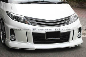 Para Toyota Estima ACR50 XR50 versiones Facelift, alerón delantero estilo MZGL de fibra de carbono y vidrio. - Product Image 5