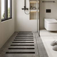 Carrelage en porcelaine Guanyi moderne 1000x1000mm 10mm, aspect brique murale mate, pour l'intérieur des chambres d'hôtel, garantie 1 an