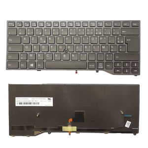 สำหรับ FUJITSU Lifebook U747 <span class=keywords><strong>U748</strong></span> E548 E449 U749 E549จากคีย์บอร์ดที่มีไฟด้านหลัง - Product Image 1