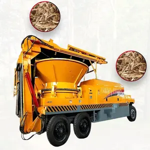 Amplamente Utilizado Alta Capacidade Máquina De Triturador De Ramo De Madeira Com Grande Rolo De Entrada Triturador De Madeira