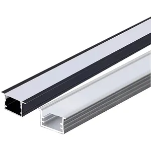 Gran oferta, Serie 6000, diseño de perfil de tira de luz LED de aleación de aluminio con soldadura de corte por flexión, decoraciones de iluminación mejoradas