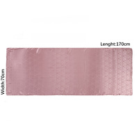 Écharpe de Luxe en Satin Jacquard Couleur Unie Nouveauté Malaise, Douce, Respirante, Longue, Texture Brillante pour Foulard Musulman Hijab