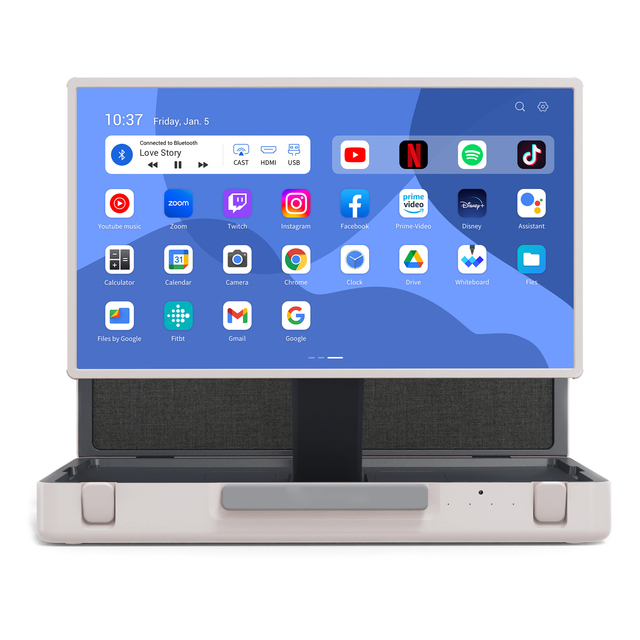 OEM Suitcase Tv Portable Display 27 Inch Smart Tablet Android Touch Screen for Outdoor Karaoke Game Smart Interactive Displays