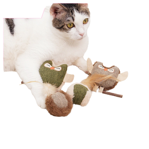 Pour <span class=keywords><strong>Amazon</strong></span> Écologique Cataire Plume Bois Bâton Durable À Mâcher Pet Supply pour le Nettoyage Des Dents et l'Auto-Divertissement Chat Jouets - Product Image 3