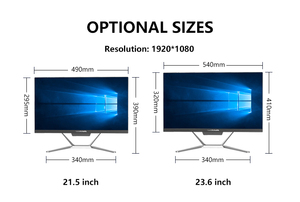 23.6 "AIO máy tính xách tay Core I7 kinh doanh Gamer Máy tính để bàn monoblock Máy tính chơi Game Barebone All-in-One + PC - Product Image 5