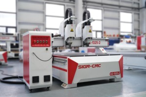 Fresatrice CNC a Doppio Mandrino ad Alta Velocità per Finestre in Legno, Porte, Scrivanie e Insegne Pubblicitarie in Acrilico - Product Image 2