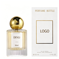 Botol Semprot Parfum Kaca Kustom Berkualitas Tinggi 30ml 50ml 100ml Bentuk Silinder dengan Sablon & Kemasan Kotak Grosir