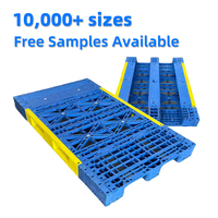 Paleta de Plástico Personalizable de 3 Niveles con Cubierta Abierta, 1850*1100mm, HDPE Reciclado, Paletas Modulares Resistentes para Manejo de Materiales