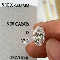 Diamantes Sueltos Ovalados HPHT de Laboratorio Good Century, Corte Excelente, Claridad VS1, para Fabricación de Joyas, Venta al por Mayor de Fábrica