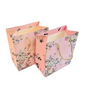 Custom Printed Design lovely bulk gift <b>bags</b> small business and birthday return gift <b>bags</b> with Drawstring - Product Image 2