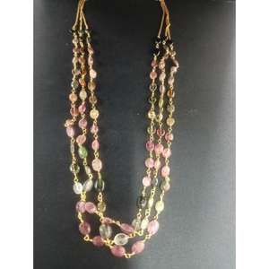 Collar de Perlas y Piedras Curativas de Jade Natural Colorido Estilo Bohemio para Mujer, Gargantilla de Perlas, Venta al por Mayor - Product Image 1