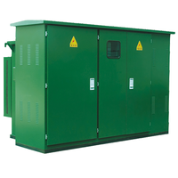 Subestación Prefabricada de Estilo Americano YB27-12 12kV/0.4kV, Subestación de Transformadores Montada en Plataforma para Exteriores Personalizable