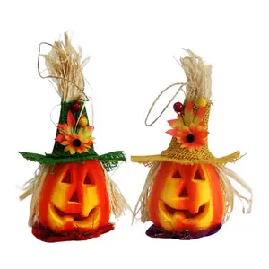 Halloween Jack-O '-Lantern Horror Spookhuis Decoratie Holle Gloed Schuim Decoratieve Lichten Gloeien Spook Sfeer Lichten