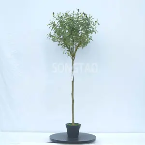 Songtao गर्म बेचने बड़े आउटडोर सजावट कृत्रिम सजावटी बोन्साई जैतून का पेड़ नकली सजावटी पौधों