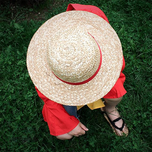 <span class=keywords><strong>Chapeau</strong></span> <span class=keywords><strong>de</strong></span> <span class=keywords><strong>paille</strong></span> style <span class=keywords><strong>Luffy</strong></span> pour <span class=keywords><strong>cosplay</strong></span>, <span class=keywords><strong>chapeau</strong></span> <span class=keywords><strong>de</strong></span> soleil à large bord pour l'été avec protection UV - Product Image 6