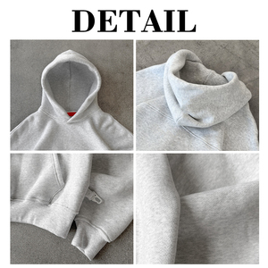Vente en gros de sweats à capuche 100% coton pour hommes, survêtement sportif, sweat-shirt à capuche, logo personnalisé, impression sérigraphique - Product Image 6