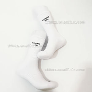 エリート クルーソックス 男女兼用 ホワイト 3足組 ロング丈 トレーニング 厚手 コットン クッション付き スポーツソックス バスケットボール ユース向け - Product Image 6