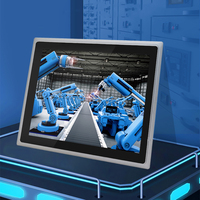 MeetNeng Panel PC Industrial de 17 Pulgadas de Alta Calidad IP65, Sistema Integrado Todo en Uno con Pantalla Táctil Capacitiva y CPU Intel