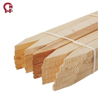 Estacas de Madera para Construcción HLM, Tamaño Estándar, Diseño Práctico para Marcado de Ingeniería Vial y Fijación de Señales en Obras de Construcción