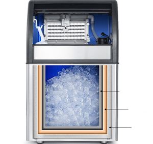 Máquina de Hielo en Cubos Pequeños, Máquinas Comerciales para Hacer Hielo en Cubos para Tiendas - Product Image 4