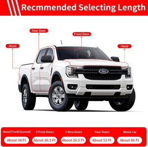 מכונית דלת גומי דלת רצועה מזג אוויר פס נייר אוניברסלי דבק איטום רצועה עבור מכוניות טנדר rv טנדר - Product Image 3