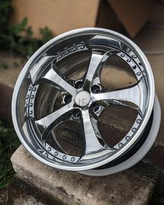 Mingyue Juego de 2 Ruedas Forjadas de <span class=keywords><strong>19</strong></span> y 20 Pulgadas, Cromadas, Cóncavas y Profundas, para Automóviles de Pasajeros <span class=keywords><strong>BMW</strong></span> Serie 3 4 5 M2 M3 <span class=keywords><strong>E46</strong></span> F30 Audi RS4 RS6 - Product Image 1