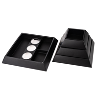 Caja de Papel Personalizada Reciclable en Forma de Pirámide para Alimentos Calientes, Caja para Pasteles, Postres y Dulces Árabes, Impresión a Cuatro Colores