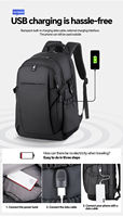Bolsa Antirrobo para Portátil Personalizada para Estudiantes, con USB, Impermeable, de Poliéster Suave, para la Escuela, Oficina, Viajes, Aire Libre, Casual