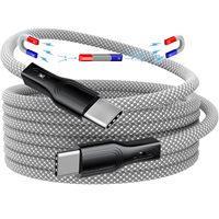 Câble de données pour chargeur Magtame 1M Câble magnétique USB C vers USB C PD 60W 3A Cordon de charge rapide de 3,3 pieds Câble de type C
