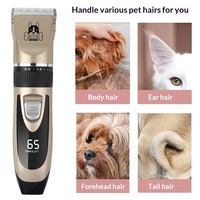 Tondeuse Électrique Professionnelle Transfrontalière Neuve en ABS pour Animaux de Compagnie (Chiens et Chats) – Outil Essentiel de Toilettage