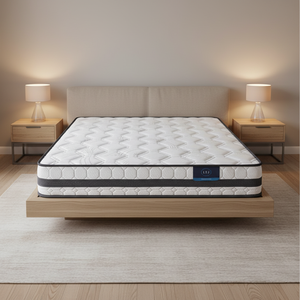 Matelas hybride orthopédique taille King Size personnalisé, écologique, durable, épaisseur 20 cm, <span class=keywords><strong>sommier</strong></span> intégré, bonne qualité, <span class=keywords><strong>pas</strong></span> <span class=keywords><strong>cher</strong></span>, OEM/ODM - Product Image 1