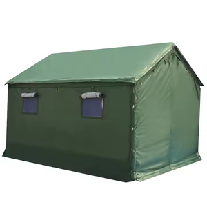 Vente en gros d'usine Tentes en PVC imperméables vertes pour le <span class=keywords><strong>camping</strong></span> en plein air Recruter des agents transfrontaliers - Product Image 1