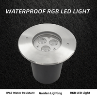 Lumière de parking souterrain IP67 3W COB LED, lampe de chemin encastrée en acier inoxydable 304 316, DC 12V 24V, éclairage de marche pour terrasse