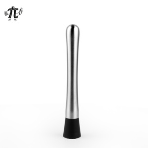 Herramientas Profesionales para Bar para Mezclar Bebidas Mojito, Pilon de Nylon con Ranuras para Frutas para Uso Doméstico, Triturador de Acero Inoxidable - Product Image 6