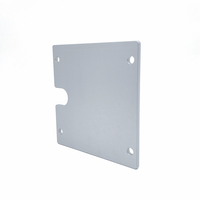 Boîtiers électriques personnalisés en usine boîtier électrique noir mat revêtu de DVD DVR anodisé en aluminium