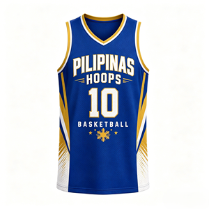 Maillot de basket-ball des Philippines personnalisé avec nom et numéro de l'équipe, maillot de sport en mesh, vêtements d'ambiance d'équipe - Product Image 5