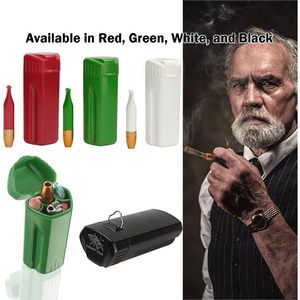 Estuche para Cigarrillos de Una Pieza con Diseño de Cangrejo Ermitaño, Color Blanco, 4 Compartimentos, Accesorio para Fumar Portátil, Almacenamiento Rectangular, ABS Minimalista - Product Image 5
