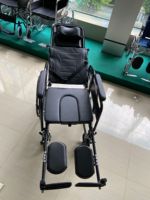 Médical Pliable En Acier Inoxydable Chromé Désactiver Personnes Âgées Mobile Toilette Mobile Transfert Ascenseur Commode Chaise Avec Roulette