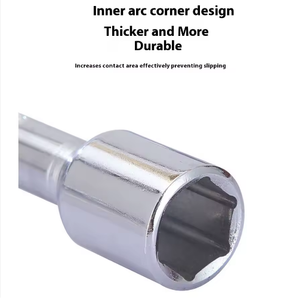 <span class=keywords><strong>Llave</strong></span> <span class=keywords><strong>de</strong></span> Tubo con Cabeza Hexagonal <span class=keywords><strong>de</strong></span> 2 Puntas, Forma <span class=keywords><strong>de</strong></span> L, con Tratamiento <span class=keywords><strong>de</strong></span> Superficie por Arenado y Cromado - Product Image 5